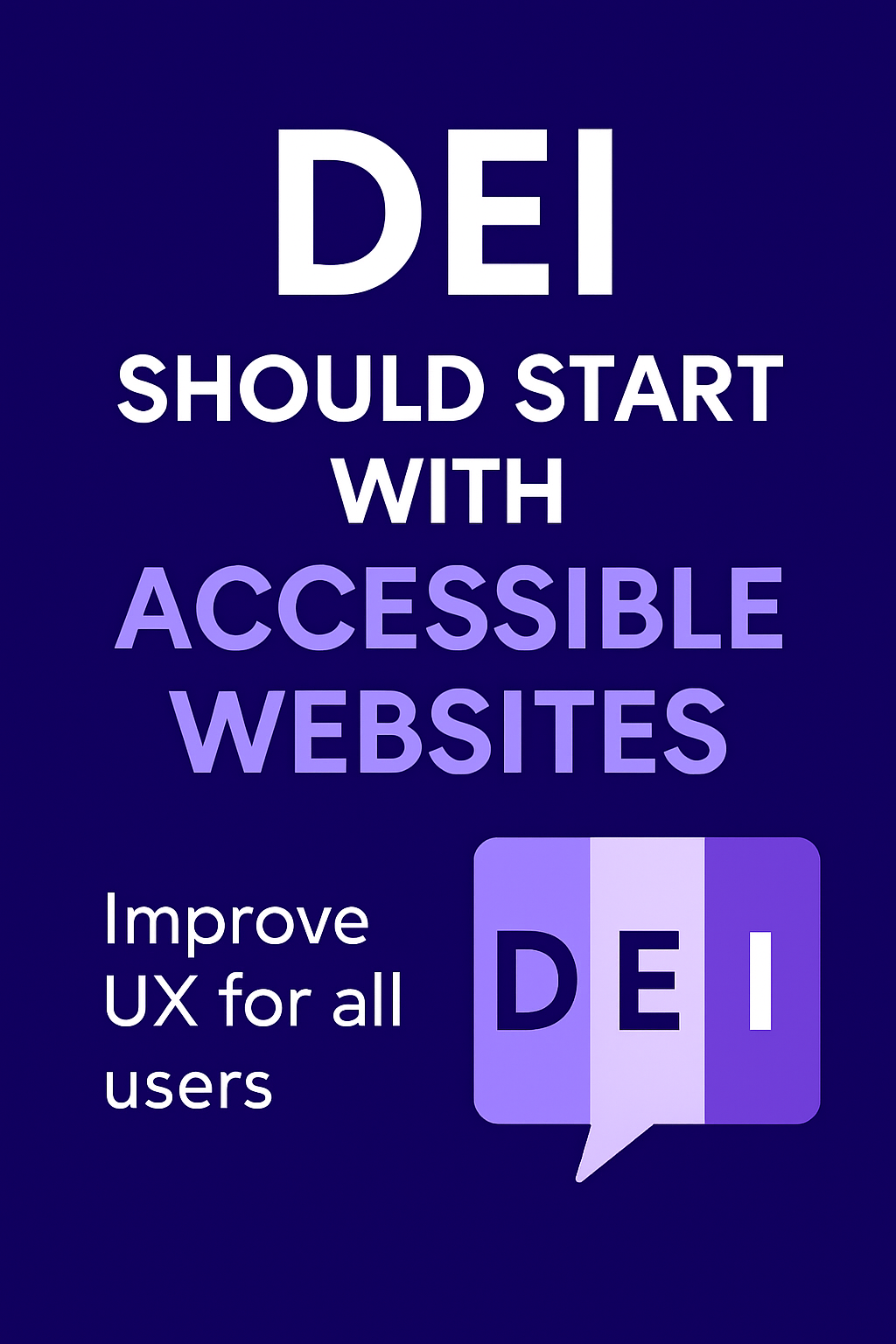 1 in 6 people rely on website accessibility