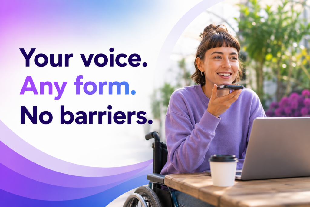 How Voice Technology Can Make Online Forms More Accessible